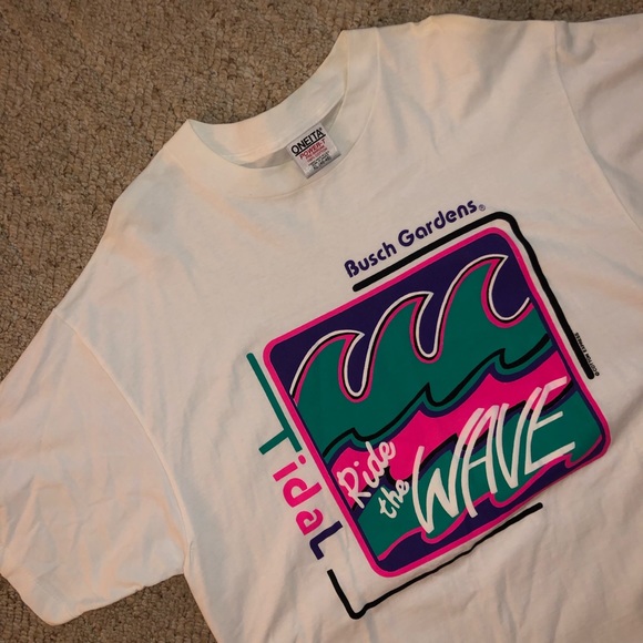 VTG single stitched Busch Gardens theme park tee - Picture 2 of 4